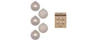 Inge Weihnachtskugel Fine Alabaster, 34 Stk