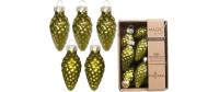 Inge Weihnachtskugel Green Olives Zapfen