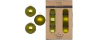 Inge Weihnachtskugel Green Olives, 6 Stück