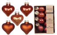 Inge Weihnachtskugel Warm Terracotta Herz