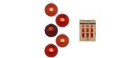 Inge Weihnachtskugel Warm Terracotta, 24Stk