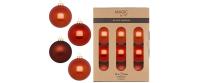 Inge Weihnachtskugel Warm Terracotta, 12Stk