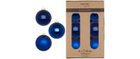 Inge Weihnachtskugel Royal Blue, 6 Stück