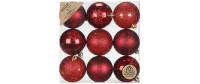 Inge Weihnachtskugel Morello Cherry, 9 Stk