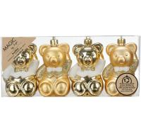 Inge Weihnachtskugel Royal Gold Teddybär