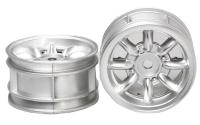 Tamiya 24mm 8-Spoke Wheels 2pcs plated