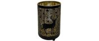 Dameco Windlicht Forest mit Hirsch, Henkel