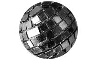 Ambiance Spiegelkugeln Schwarz, 15 Stück
