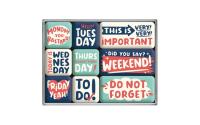 Nostalgic Art Magnet-Set Happy Week