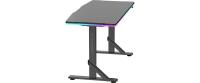 Ultradesk Iron Schwarz LED Gaming Table