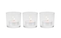 COCON Teelichhalter 3er Set, Glas