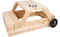 Sandkasten Sitzgruppe und Matschtisch