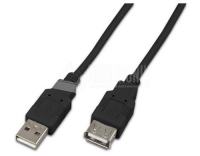 USB2.0-Kabel A-A: 100cm, bis 480Mbps