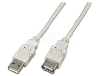 USB2.0-Kabel A-A: 200cm, bis 480Mbps