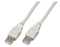 USB2.0-Kabel A-A: 100cm, bis 480Mbps