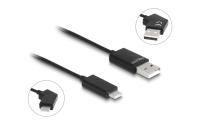 Delock USB2.0 Kabel Typ-A zu Typ-C, schwarz