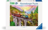 Puzzle Zugfahrt im Herbst