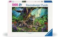 Puzzle Wölfe im Wald
