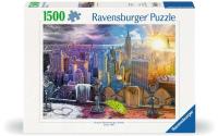 Puzzle New York im Winter und Sommer