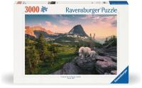 Puzzle Almbock mit Baby