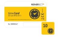 timeCard Chipkarten 10 DES (ev3)