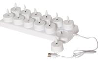 Star Trading LED Teelicht 12 Pack Flamme