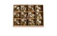 COCON Weihnachtskugeln, D3cm + Hänger 5cm