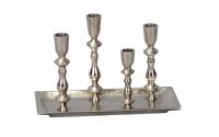 COCON Kerzenhalter, Tablett mit 4 Halter