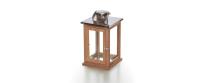 balthasar Laterne Naturholz, dunkelbraun