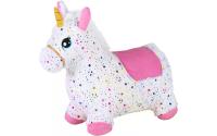 Hüpftier Einhorn bunt inkl. Luftpumpe