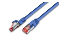 Wirewin Patchkabel: F/UTP, 0.5m, blau