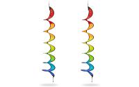 relaxdays Windrad Regenbogen 2er Set
