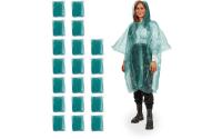 relaxdays Regenponcho einweg 20er Set
