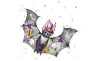 Paper + Design Servietten Bat Halloween