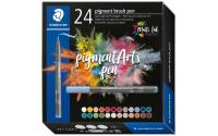 STAEDTLER Pigment Brush Pen 24er Schachtel