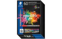 STAEDTLER Pigment Brush Pen 60er Schachtel