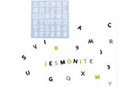 Jesmonite Giessform Silikon Alphabet