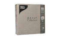 Papstar Servietten Daily Collection grau