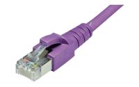 Dätwyler Patchkabel: S/FTP, 0.2m, violett