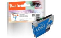 Peach Tinte Brother LC-424 Cyan