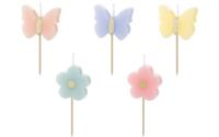 Partydeco Geburtstagskerzen Schmetterling