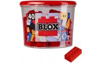 BLOX 40 rote 8er Steine in Dose