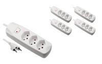 F.power Steckdosenleiste 3xT13 1.5m ws Kit