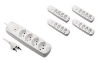 F.power Steckdosenleiste 4xT13 1.5m ws Kit