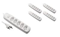 F.power Steckdosenleiste 5xT13 1.5m ws Kit