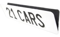 21CARS Klett Kennzeichenhalter Premium Set
