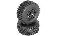 Hobbytech black Wheels 1Paar DB8SL