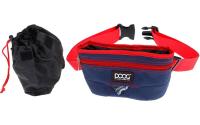 Doog Treat Pouch, Navy / Red, L