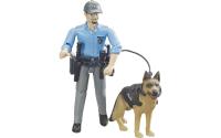 Bruder Polizist mit Hund