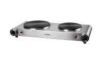 FURBER Kochplatte Doppelt Edelstahl